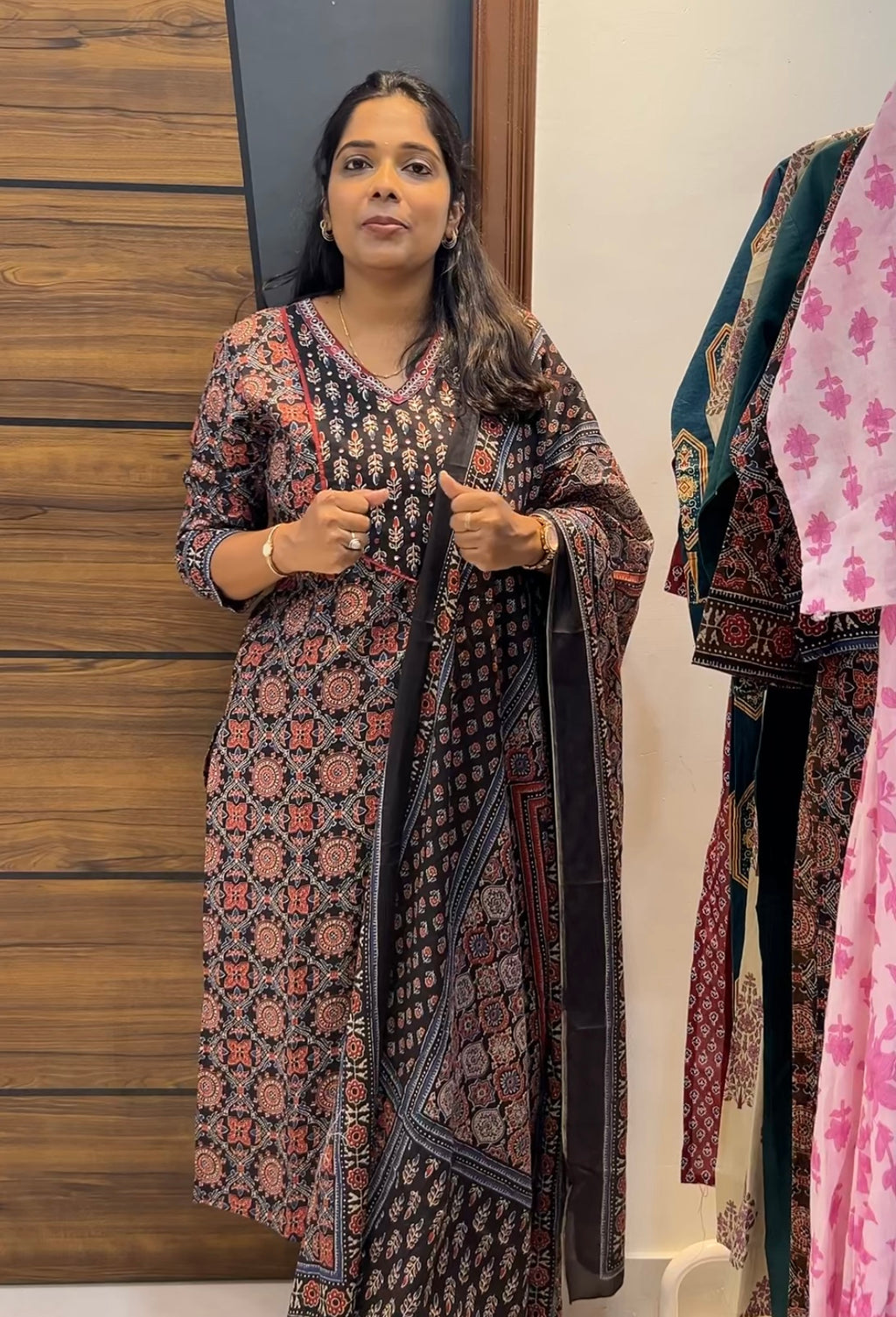 Pure Jaipur Cotton Three-Piece Kurta Set