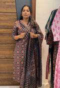 Pure Jaipur Cotton Three-Piece Kurta Set