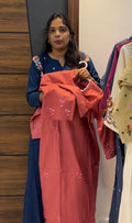Pure Cotton Embroidered Two-Piece Kurta Set