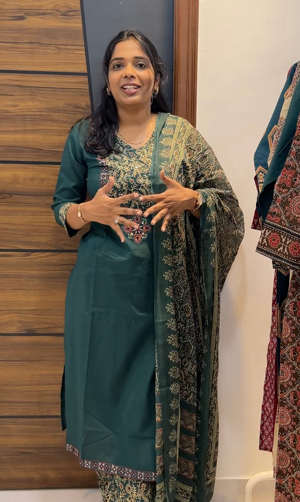 Pure Jaipur Cotton Three-Piece Kurta Set