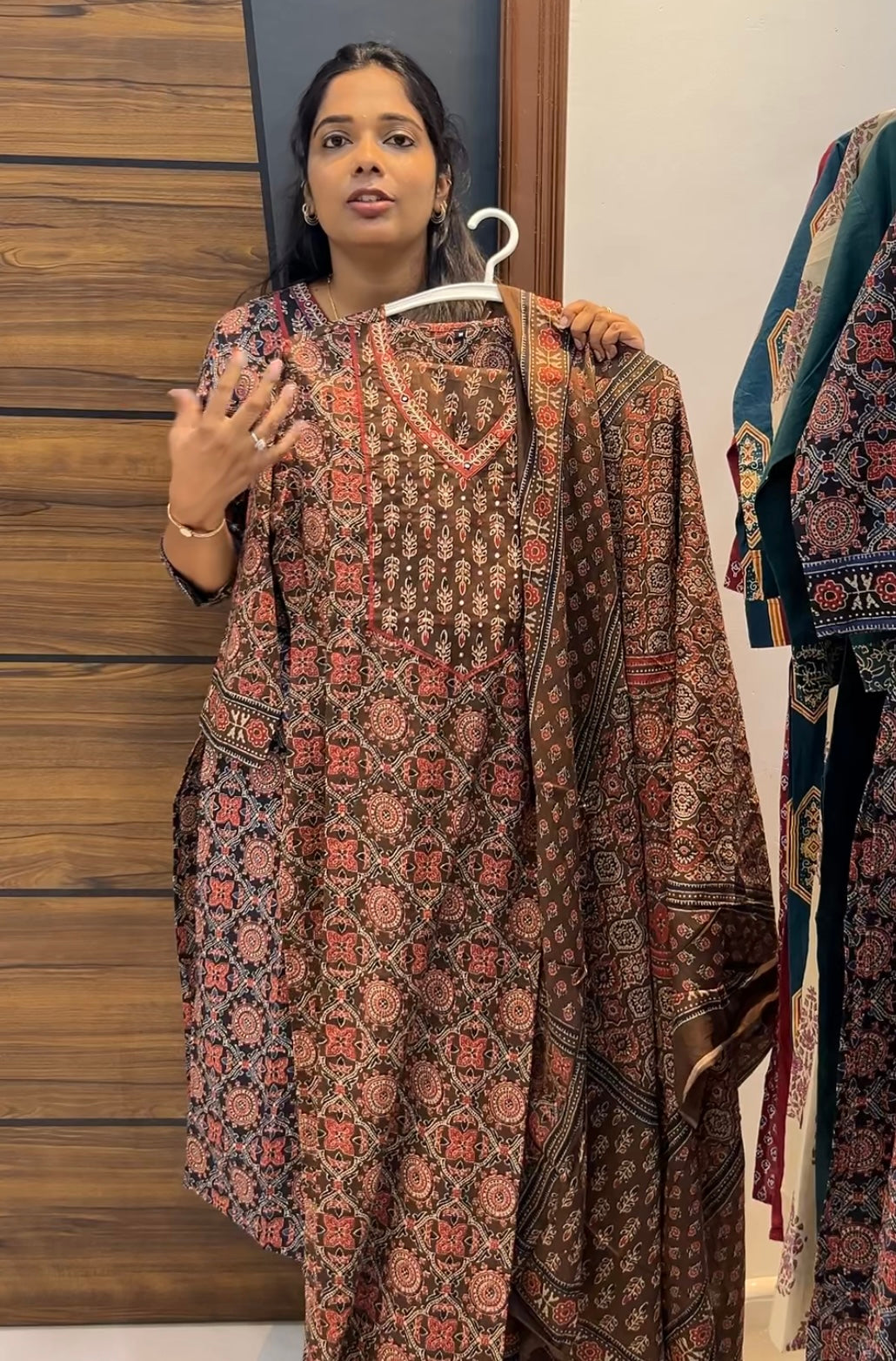 Pure Jaipur Cotton Three-Piece Kurta Set