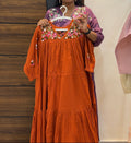 Premium Mul Cotton Embroidered Frock