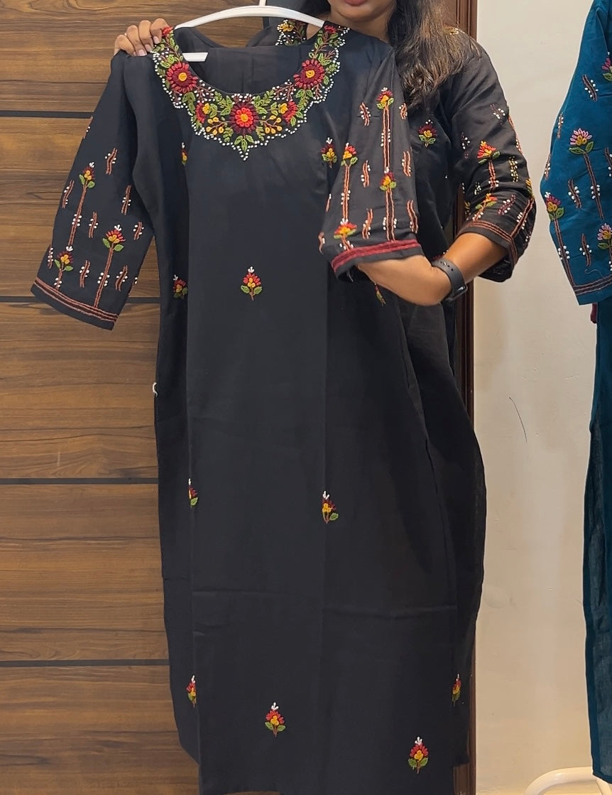 Beautiful Embroidered Two-Piece Kurta Set