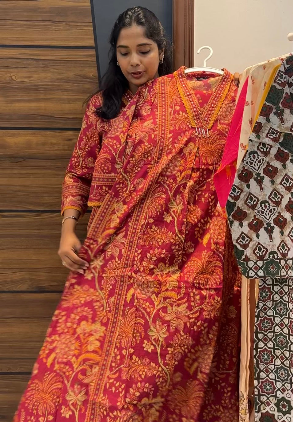 Pure Jaipur Cotton Three-Piece Kurta Set