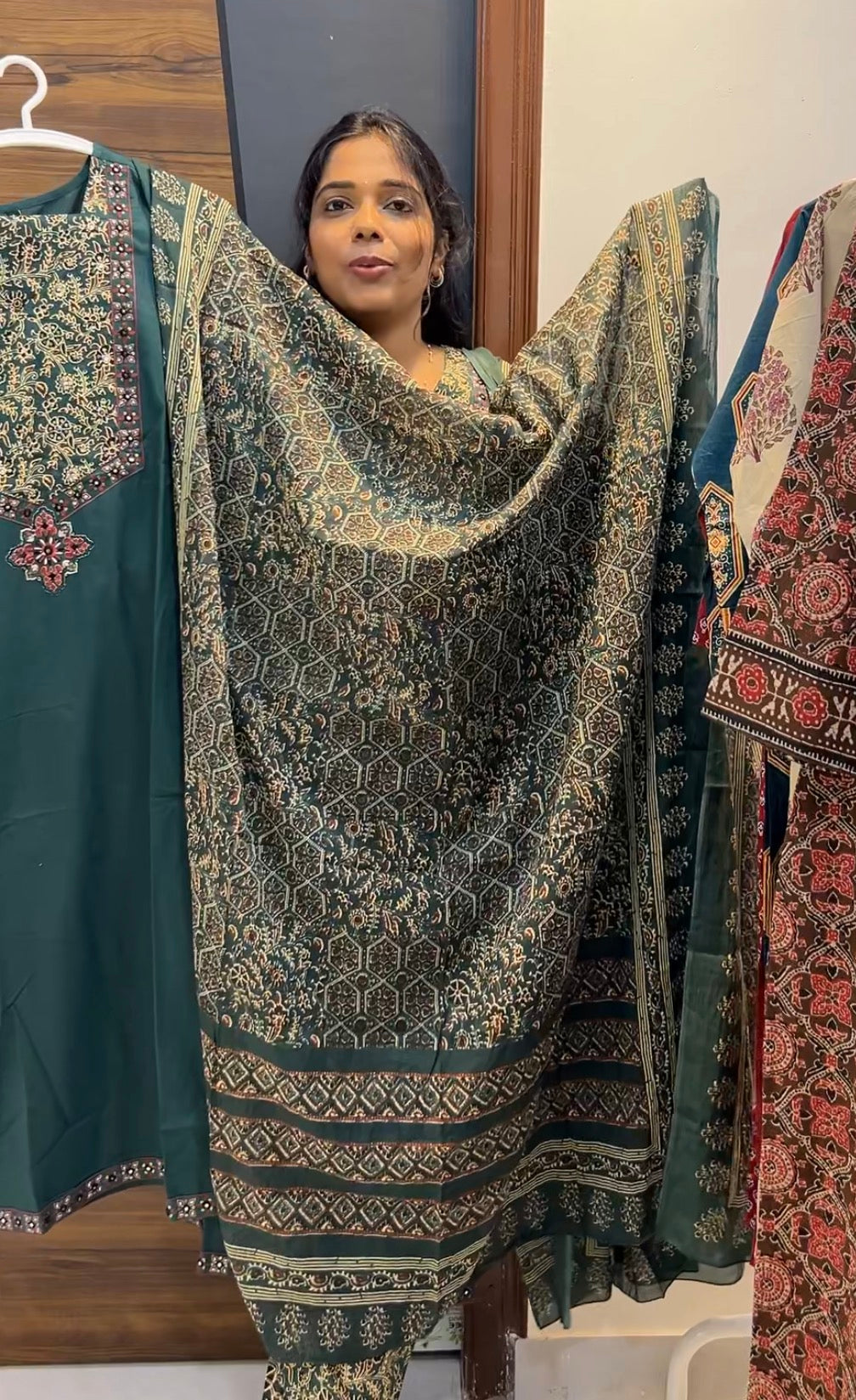 Pure Jaipur Cotton Three-Piece Kurta Set