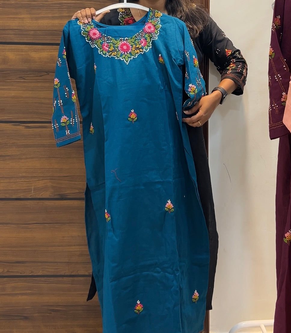 Beautiful Embroidered Two-Piece Kurta Set