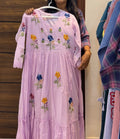 Soft Mul Cotton Embroidered Frock