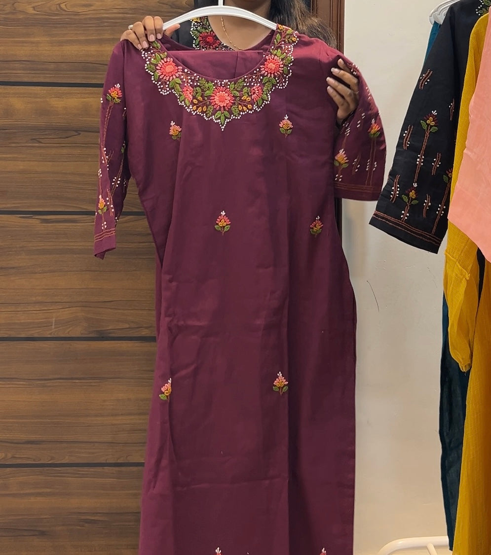 Beautiful Embroidered Two-Piece Kurta Set