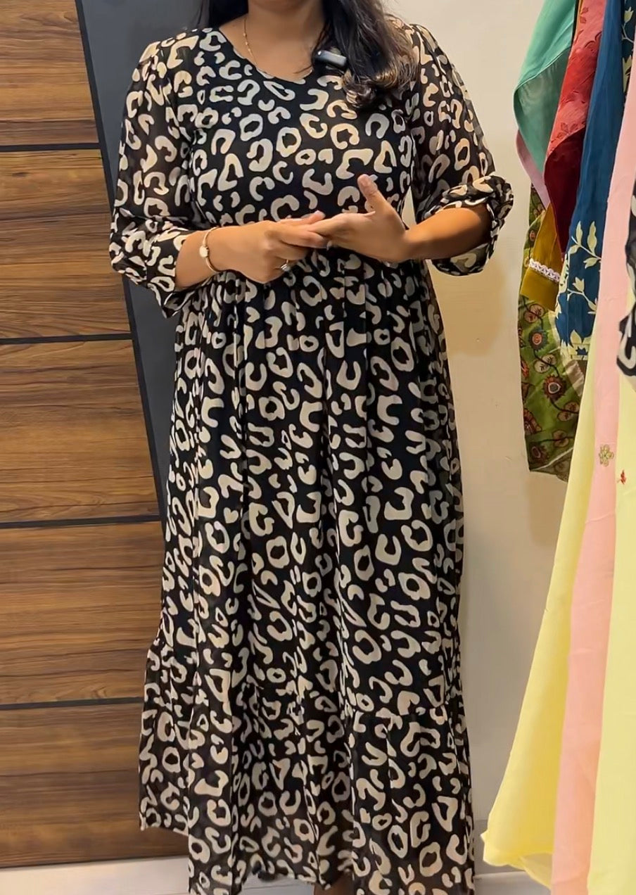 Georgette Full-Length Frock