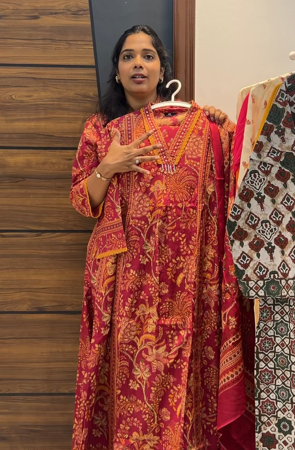 Pure Jaipur Cotton Three-Piece Kurta Set