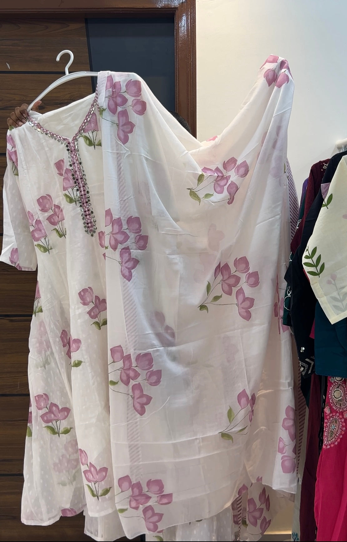 Premium Mul Cotton Three-Piece Kurta Set