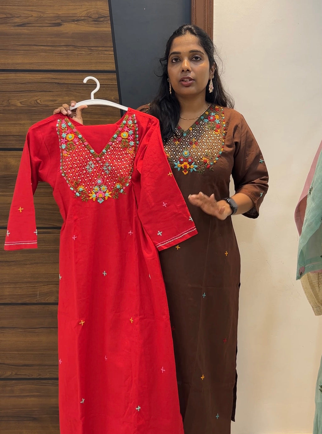 Elegant Embroidered Two-Piece Kurta Set