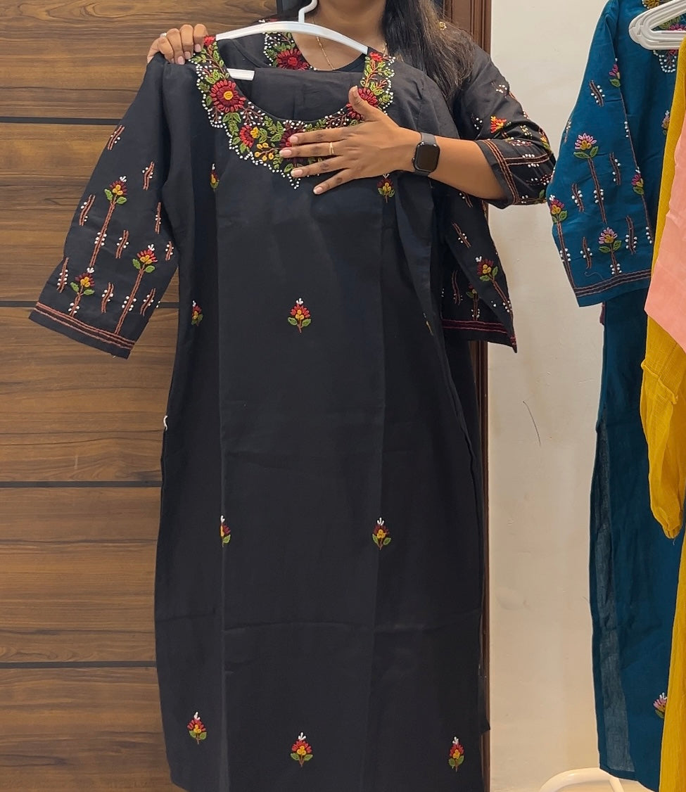 Beautiful Embroidered Two-Piece Kurta Set