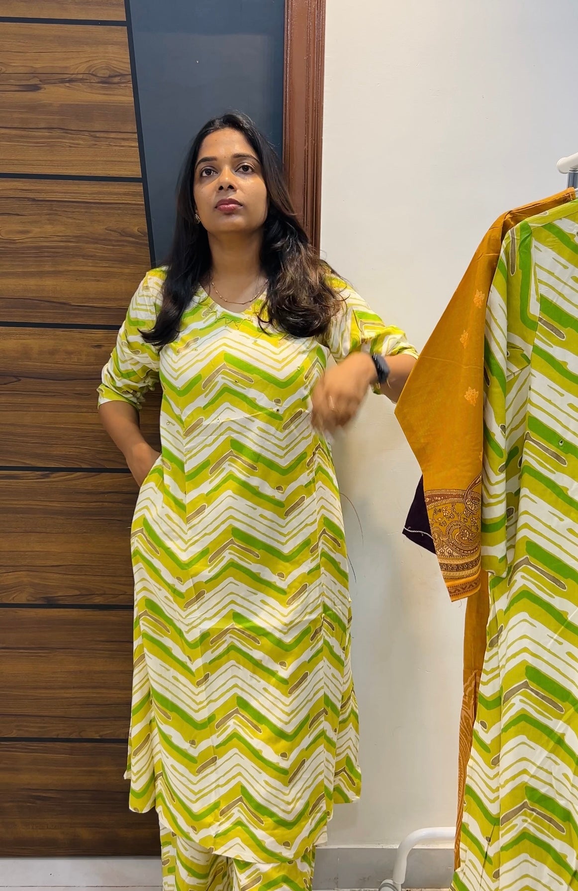 Cotton Two-Piece Kurta Set