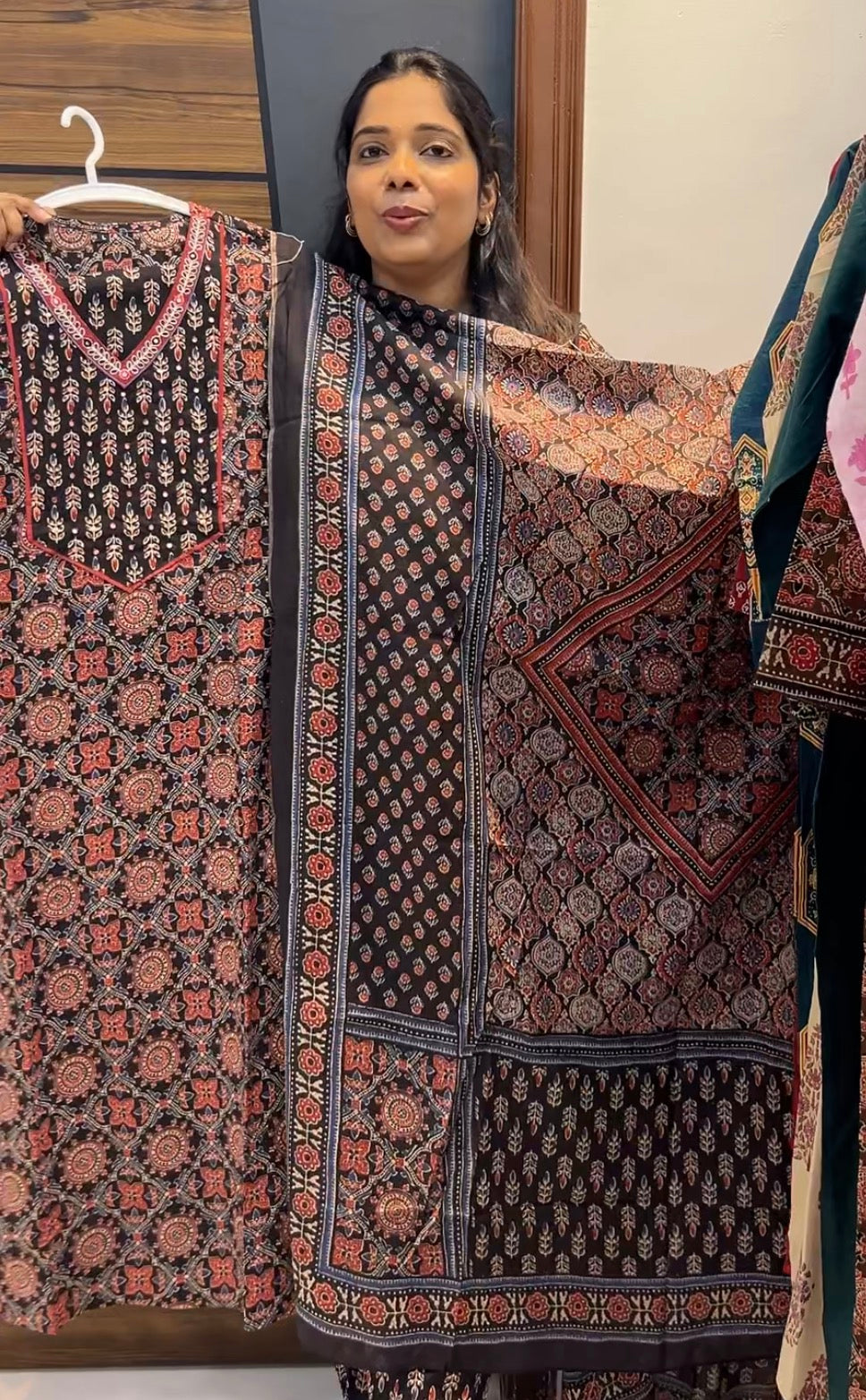 Pure Jaipur Cotton Three-Piece Kurta Set