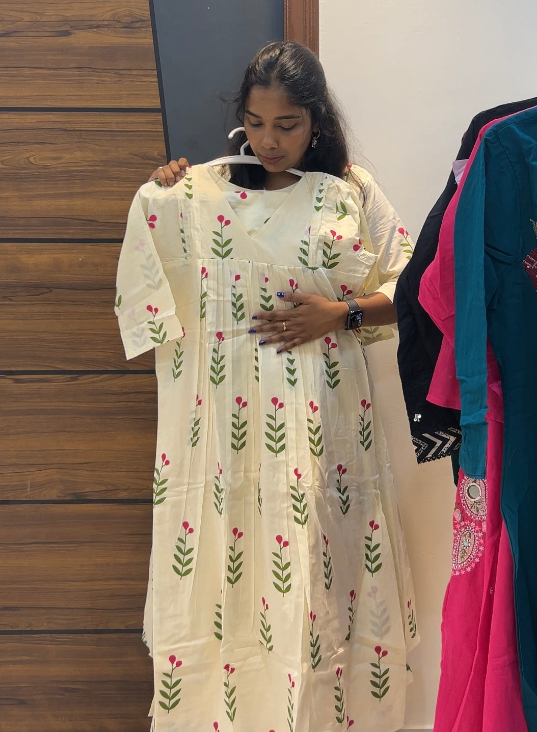 Cotton Corset Style Two-Piece Kurta Set